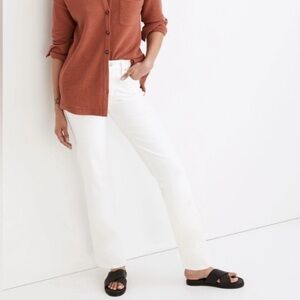 Madewell Classic White Straight jeans Size 29